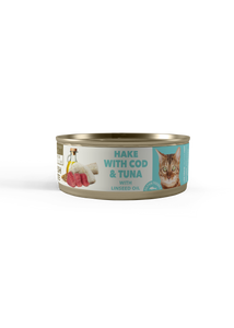 Amity Hypoallergen Hake, Cod and tuna with linseed oil sterilized 80 g adult nedves macskatáp