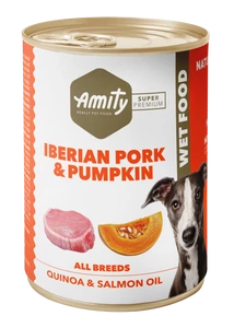 Amity Hypoallergen Iberian Pork-Pumpkin Kutya Konzerv 400 g