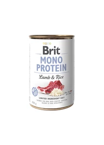 Brit Care Mono Protein Bárány barna rizzsel Konzerv kutyatáp 400 g