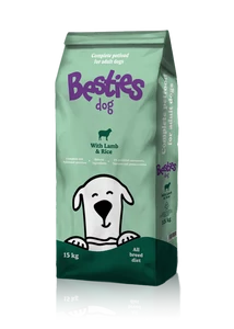 Besties Dog bárány rizzsel száraz kutyatáp 15 kg