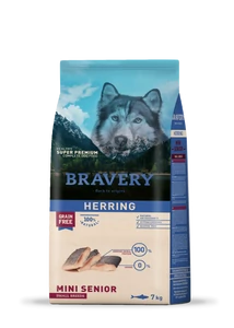 Bravery Senior Herring Mini Small Breeds 7 kg kutyatáp