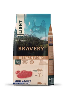 Bravery Iberian Pork LIGHT Mini Adult Small Breeds 7 kg kutyatáp