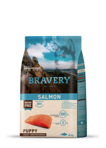 Bravery Salmon Puppy Large/Medium Breeds 4 kg kutyatáp