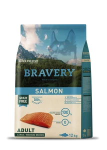 Bravery Salmon Adult Large/Medium Breeds 12 kg kutyatáp