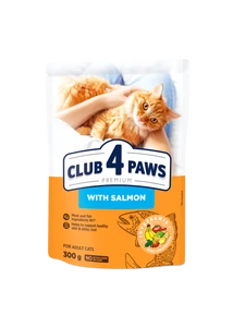 CLUB 4 PAWS Premium Lazacos Száraz Macskaeledel 300 g
