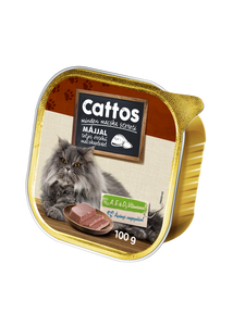 Cattos Alucup macskaeledel májas 100g