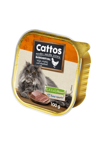 Cattos Alucup macskaeledel baromfi 100g