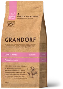 GRANDORF Lamb and Brown Rice Puppy 1 Kg száraz kutyatáp