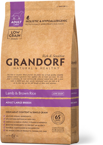 GRANDORF Lamb and Brown Rice - Adult Large Breed - 12 Kg száraz kutyatáp