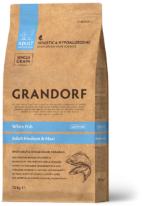 GRANDORF White Fish and Brown Rice Adult Medium and Maxi 10 Kg száraz kutyatáp