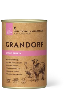 GRANDORF Lamb and Sweet Potato Puppy 400g konzerv kutyatáp
