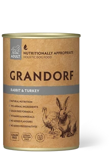 GRANDORF Rabbit and Sweet Potato Adult 400g konzerv kutyatáp