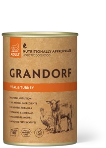 GRANDORF Veal and Sweet Potato Adult 400g konzerv kutyatáp