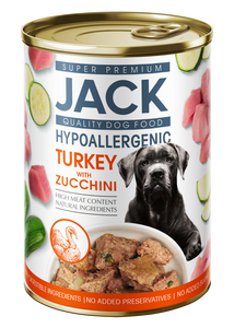 Jack hipoallergén pástétom 400g pulykahús cukkinivel