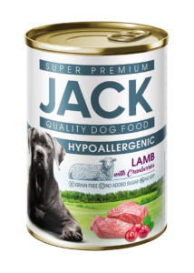 Jack hipoallergén pástétom 400 g bárányhús ribizlivel kutya konzerv