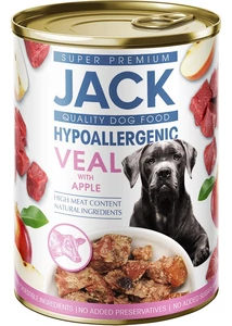Jack hipoallergén pástétom konzerv 400g borjúhús almával