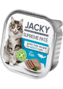 Jacky Supreme Paté macska alutálka pástétom hal 100g
