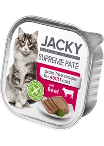 Jacky Supreme Paté macska alutálka pástétom marha 100g