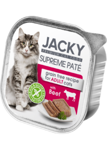 Jacky Supreme Paté macska alutálka pástétom marha 100g
