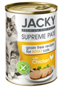 Jacky macska konzerv pástétom csirke 400g