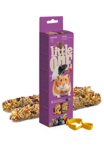 Little One dupla rúd kisemlősöknek erdei bogyókkal 2x60 g