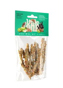 Little One Yummy ágak kiwivel és almával jutalomfalat kisemlősöknek 35 g