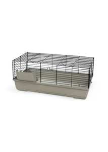 Baldo Flat 100 nyúlketrec Fekete/Homok 100x53x46 cm