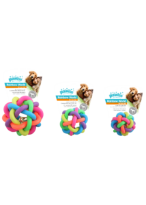 Pawise kutyajáték rainbow fogtisztító labda L