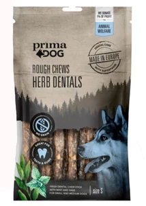 PrimaDog kutya fogtisztító S gyógynövényekkel 12 cm, 100g