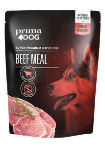 PrimaDog Beef Alutasakos nedves kutyatáp 260g