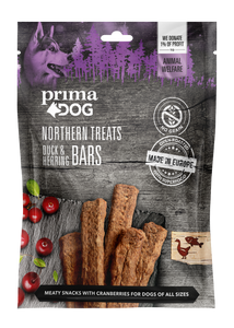 PrimaDog kutya jutalomfalat kacsa hering 80g