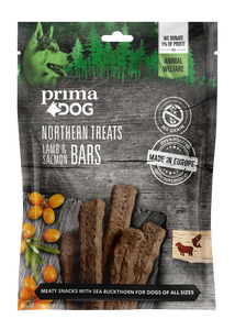 PrimaDog kutya jutalomfalat bárány lazac 80g