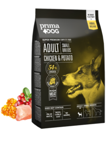 PrimaDog Grain Free Adult Small Breeds Chicken-Potato 1,5 kg