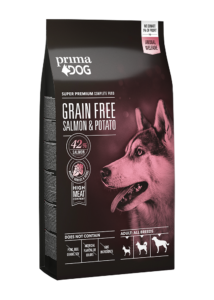 PrimaDog Grain Free Adult All Breeds Salmon Potato száraz kutyatáp 10kg
