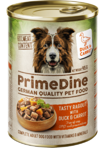 Primedine kacsa-répa 415 g kutya konzerv