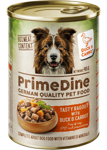 Primedine kacsa-répa 415 g kutya konzerv
