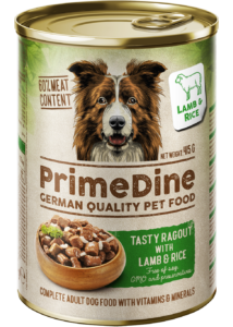 Primedine bárány-rizs 415 g kutya konzerv