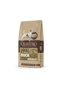 QUATTRO Hypoallergenic SMALL BREED ADULT DUCK kutyatáp 1,5kg