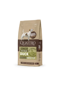QUATTRO Hypoallergenic SMALL BREED JUNIOR DUCK kutyatáp 7kg