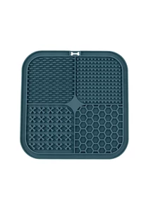 RECORD Licking Mat Szögletes Tál Zöld 20 CM