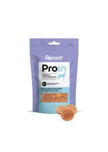 RECORD ProIn Jutalomfalat Kutyáknak Medaglioni Lazac és Goji Berries 75 g 