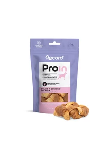RECORD ProIn Jutalomfalat Kutyáknak Delizie Nyúl és Alma 75 g 