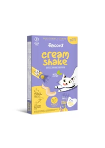 RECORD CREAM SHAKE Nedves Jutalomfalat Macskáknak Csirke és Macskamenta 7x12 g RECORD CREAM SHAKE Nedves Jutalomfalat Macskáknak Csirke és Macskamenta 7x12 g