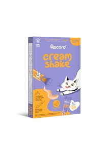 RECORD CREAM SHAKE Nedves Jutalomfalat Macskáknak Kacsás 7x12 g RECORD CREAM SHAKE Nedves Jutalomfalat Macskáknak Kacsás 7x12 g