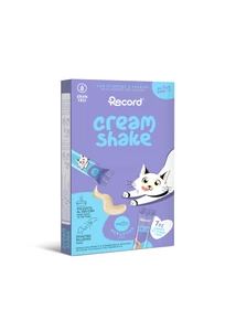 RECORD CREAM SHAKE Nedves Jutalomfalat Macskáknak Halas 7x12 g RECORD CREAM SHAKE Nedves Jutalomfalat Macskáknak Halas 7x12 g