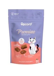 RECORD Töltött Funkcionális Jutalomfalat Macskáknak Szőrápolás Lazacos 50 g RECORD Töltött Funkcionális Jutalomfalat Macskáknak Szőrápolás Lazacos 50 g