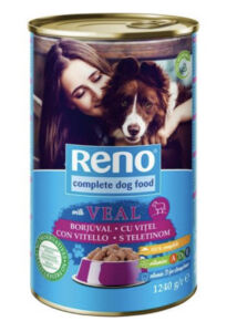 Reno borjú 1240 g kutya konzerv