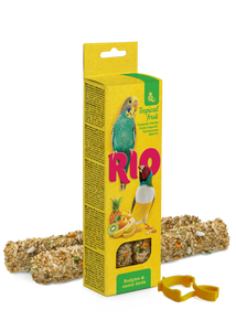RIO Dupla Rúd Kiegészítő madáreleség trópusi gyümölcsökkel hull.papagájoknak és exotáknak 2x40 g