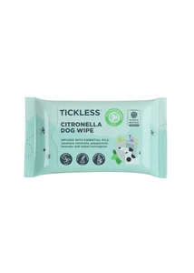 TICKLESS Wipe Kullancsriasztó Törlőkendő Kisállatokhoz 20 db
