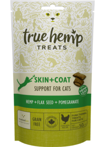 True Hemp Skin - Coat Cat treats - jutalomfalat macskáknak - bőr- és szőrvédő - 50 g